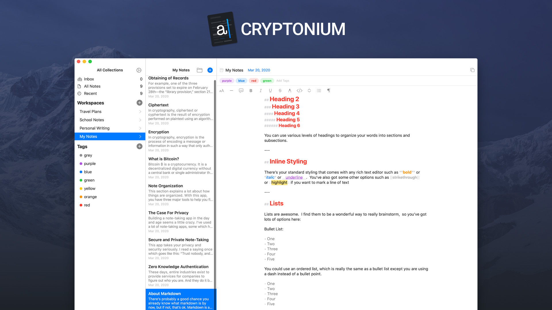 Introducing Cryptonium